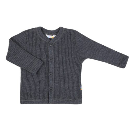Joha heavy rib vest coke melange