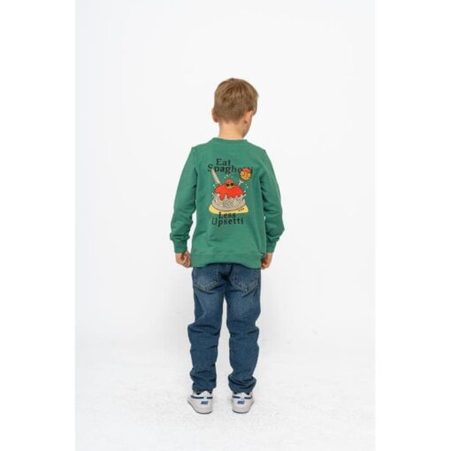 THE NEW Sweatshirt Spaghetti Bottle Green - Afbeelding 2