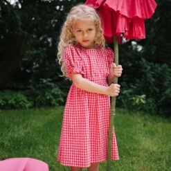 Daily Brat - Silly Checked dress Sunny Red