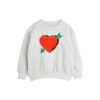 Mini Rodini Arrowed heart chenille sweatshirt
