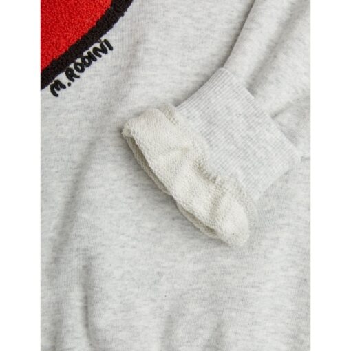Mini Rodini Arrowed heart chenille sweatshirt - Afbeelding 3