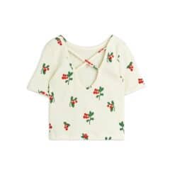 Mini Rodini Lingonberries ballet tee