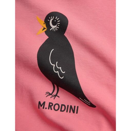 Mini Rodini Blackbird sweatshirt pink - Afbeelding 2