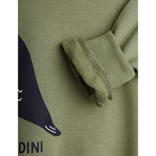 Mini Rodini Blackbird sweatshirt green - Afbeelding 3