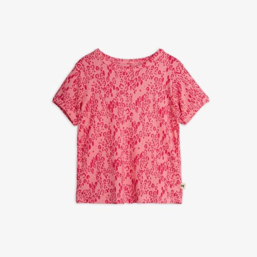 Mini Rodini Mini leopard tee Pink
