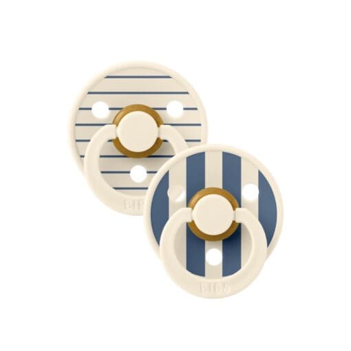 BIBS Studio Colour Anatomical Pin 2 pack Steel blue