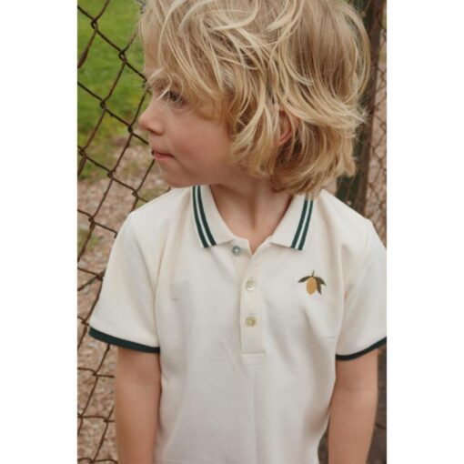 Konges Slojd Florian Polo Shirt Lemon - Afbeelding 4