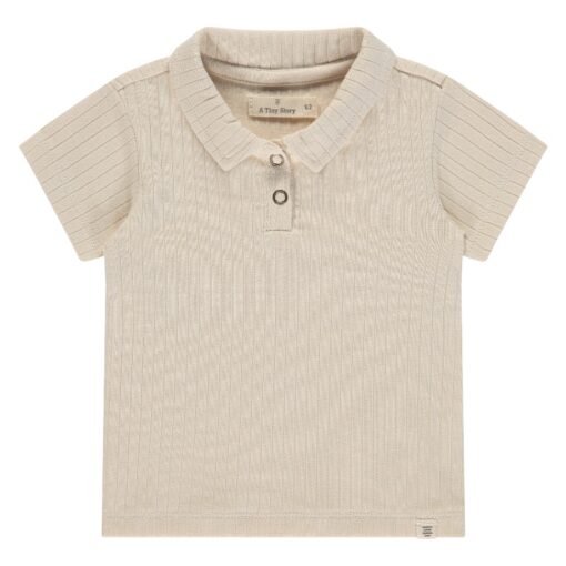 A Tiny Story baby t shirt shortsleeve collar