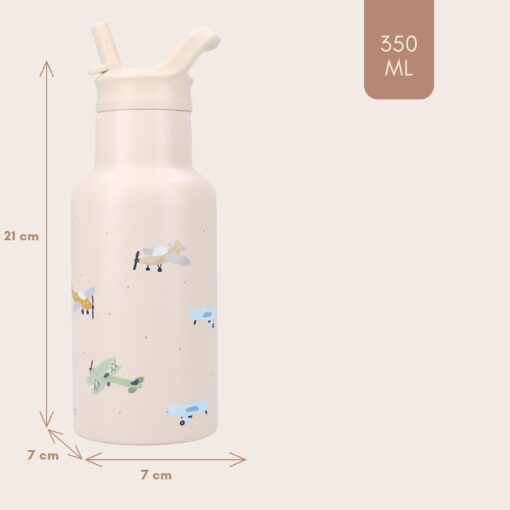Drinkfles 350ml Kidzroom Vliegtuigen - Afbeelding 5