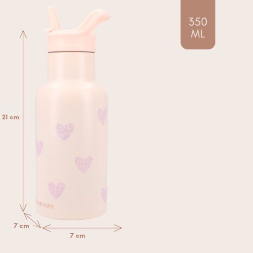 Drinkfles 350ml Kidzroom  Hartjes - Afbeelding 5