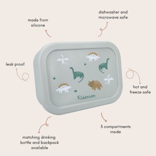 Lunchbox Kidzroom Dino's - Afbeelding 5