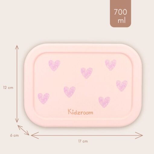Lunchbox Kidzroom Hartjes - Afbeelding 5