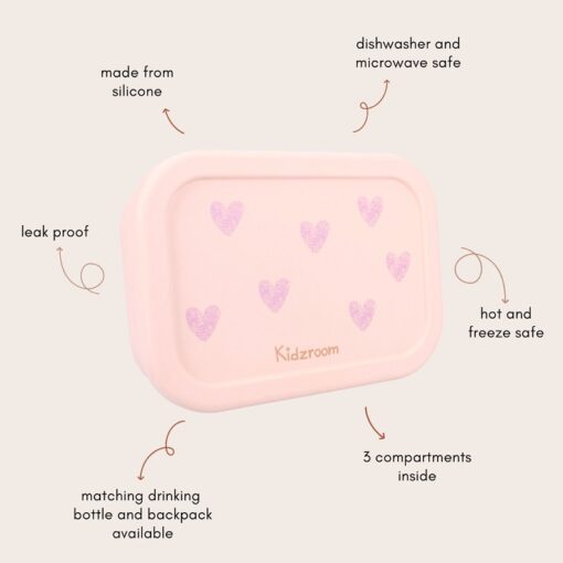 Lunchbox Kidzroom Hartjes - Afbeelding 6