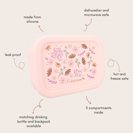 Lunchbox Kidzroom Bloemetjes - Afbeelding 5