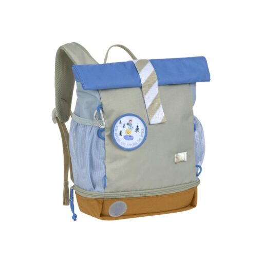 Lassig Mini Rolltop Backpack Sunny Explorer Green Blue