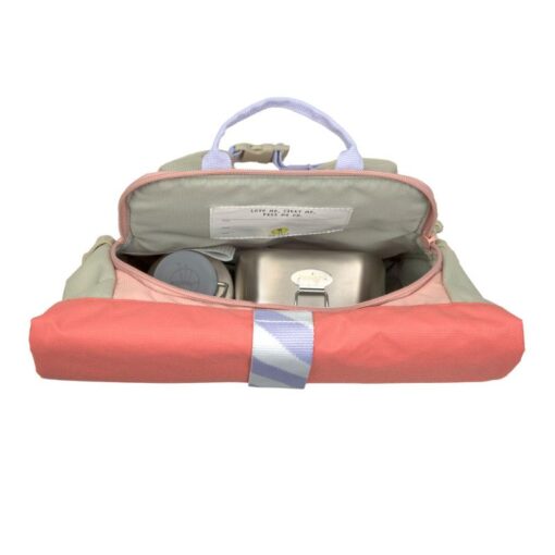 Lassig Mini Rolltop Backpack Sunny Explorer Rosa Pink - Afbeelding 4