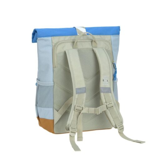 Lassig Medium Rolltop Backpack Sunny Explorer Green Blue - Afbeelding 4