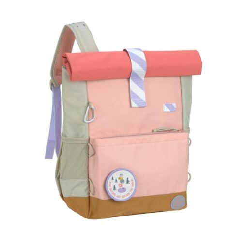 Lassig Medium Rolltop Backpack Sunny Explorer Rosa Pink