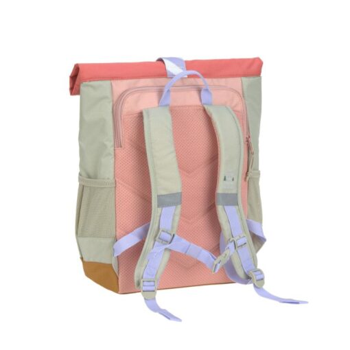 Lassig Medium Rolltop Backpack Sunny Explorer Rosa Pink - Afbeelding 4