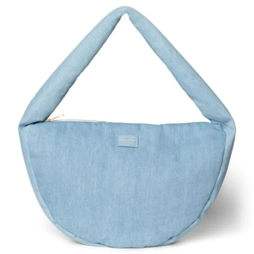 Studio Noos Denim Solid Cross Body Bag Light Blue