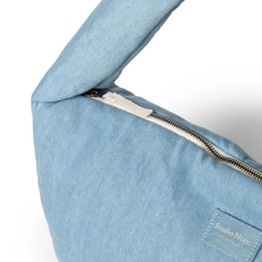 Studio Noos Denim Solid Cross Body Bag Light Blue - Afbeelding 7