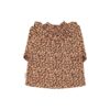 piupiuchick Blouse Light pink & brown flowers