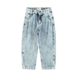 piupiuchick Mom fit trousers Washed blue denim