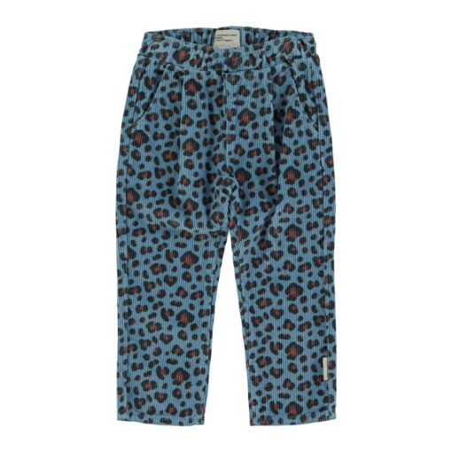 piupiuchick Unisex trousers Blue animal print