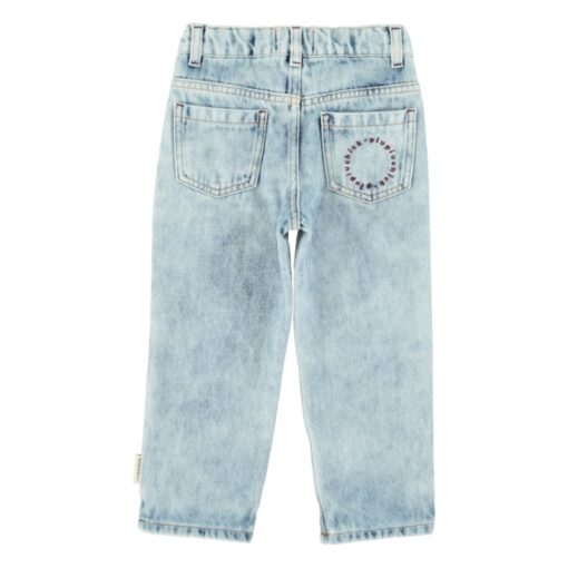 piupiuchick Unisex trousers Washed blue denim