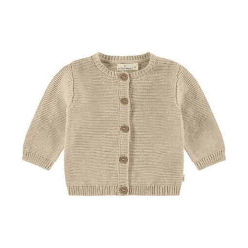 A Tiny Story baby cardigan oatmeal melange