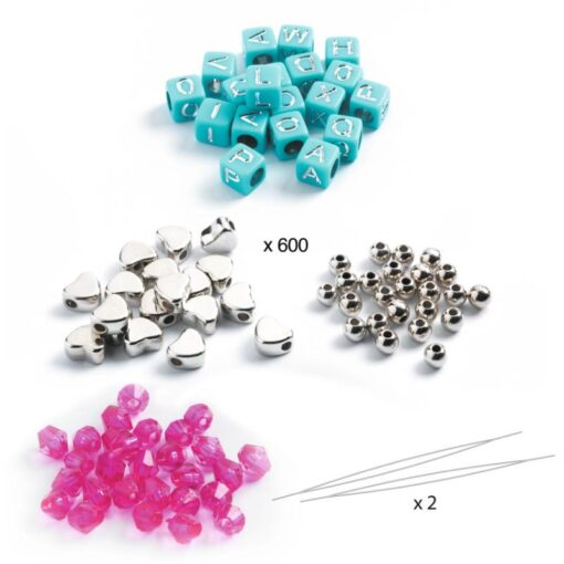 Djeco Kralen Alfabet zilver DJ00030 - Afbeelding 4
