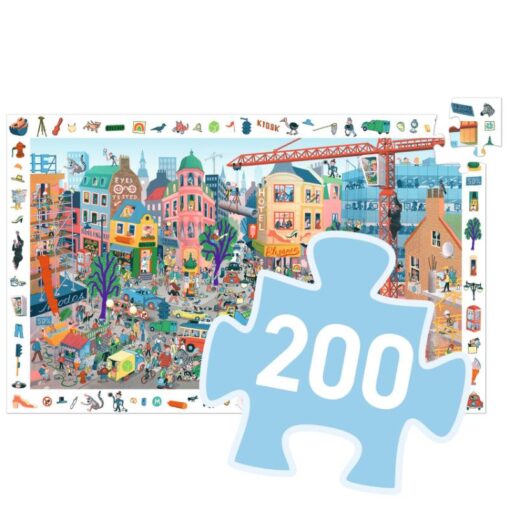 Djeco Puzzel De stad DJ07515 - Afbeelding 2