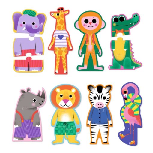 Djeco Puzzel Trio Savana DJ08242 - Afbeelding 2