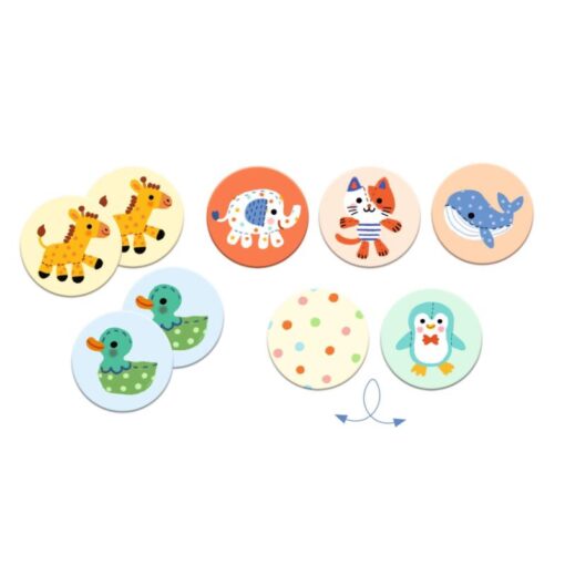 Djeco Memory Knuffels DJ08264 - Afbeelding 2