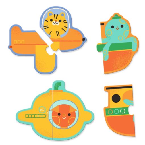 Djeco Duo Puzzel Voertuigen DJ08270