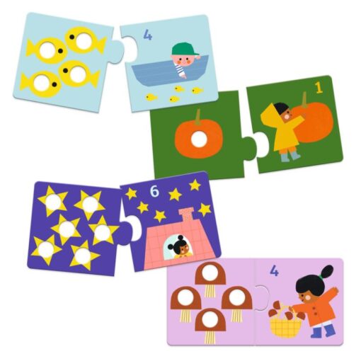 Djeco Puzzel Duo Eerste Cijfers DJ08272 - Afbeelding 2