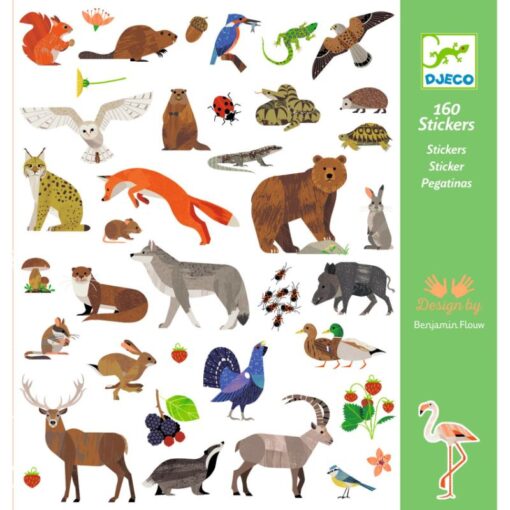 Djeco Stickers Fauna DJ09285
