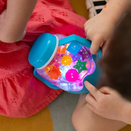 Glopals Sensory Play Jar blue - Afbeelding 2
