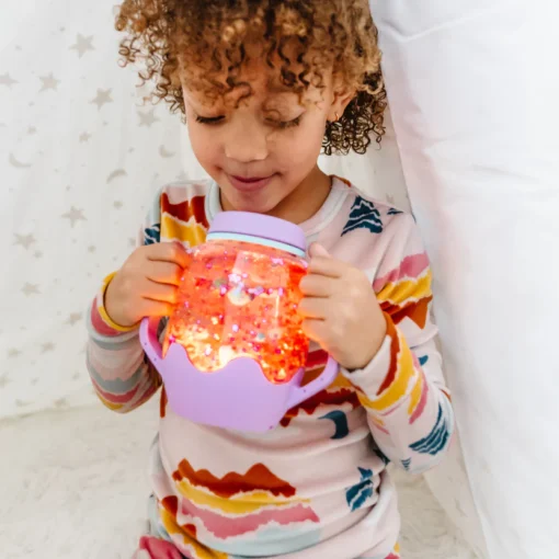Glopals Sensory Play Jar purple - Afbeelding 2