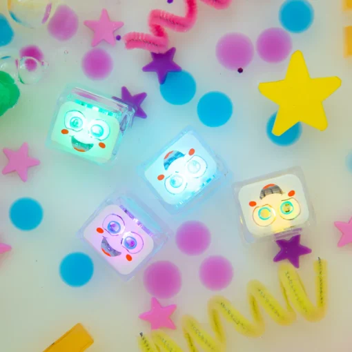 Glopals Light up cubes Party wit - Afbeelding 2