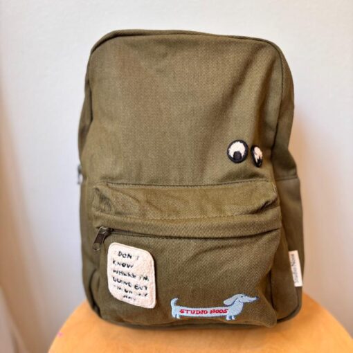 Studio Noos Evergreen Washed Cotton Midi Backpack - Afbeelding 4