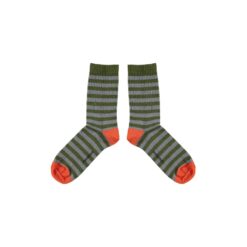 Piupiuchick Socks Green & blue stripes