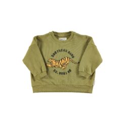 piupiuchick Sweatshirt Olive green tiger