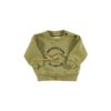 piupiuchick baby Sweatshirt Olive green tiger