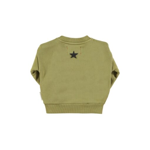 piupiuchick baby Sweatshirt Olive green tiger