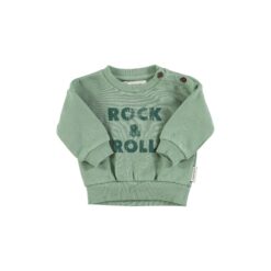 piupiuchick baby Sweatshirt Green ROCK & ROLL