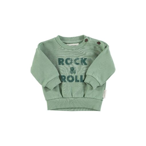 piupiuchick baby Sweatshirt Green ROCK & ROLL