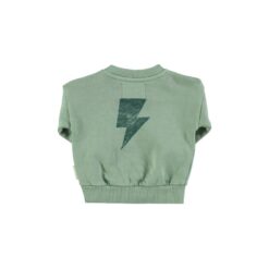 piupiuchick baby Sweatshirt Green ROCK & ROLL