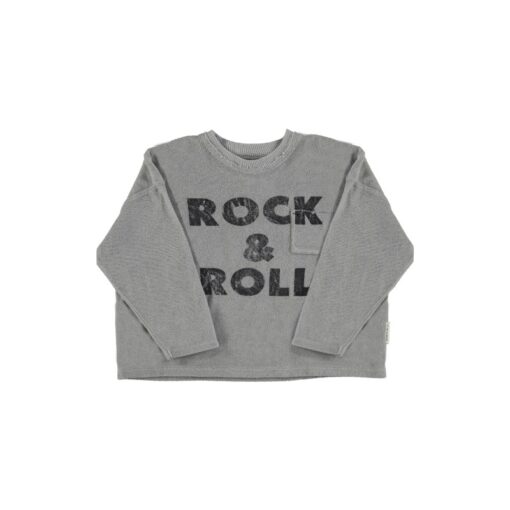 piupiuchick Terry longsleeve shirt Grey rock & roll