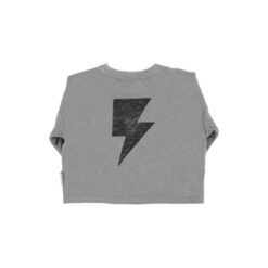 piupiuchick Terry longsleeve shirt Grey rock & roll